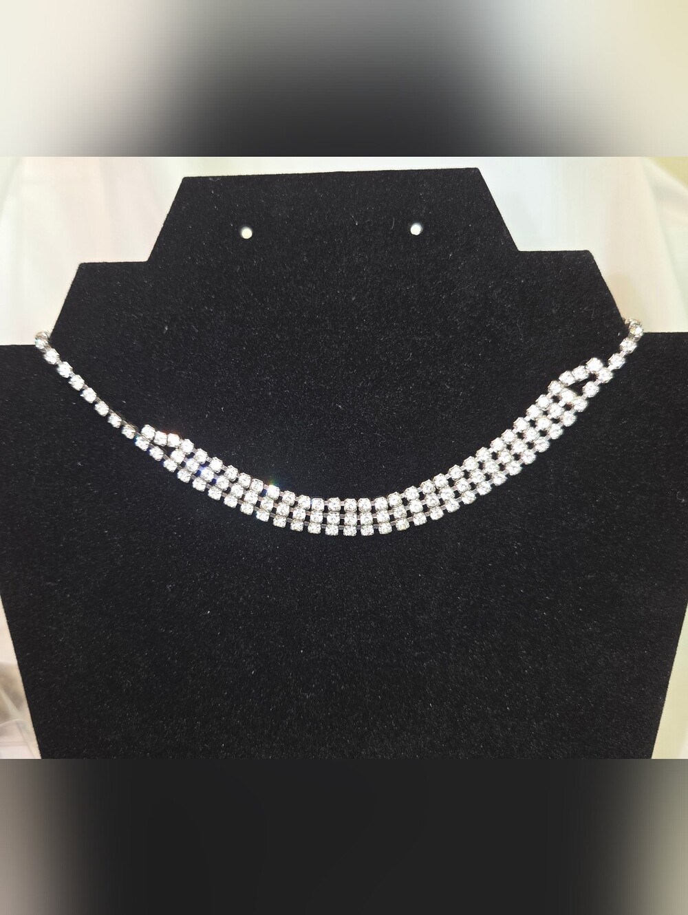 Vintage Rhinestone Choker